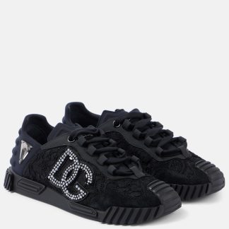 fashion designer Dolce & Gabbana Logo sneakers in black