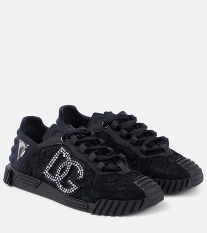 fashion designer Dolce & Gabbana Logo sneakers in black