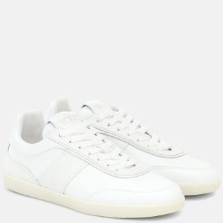 fashion designer Tods Leather sneakers in white