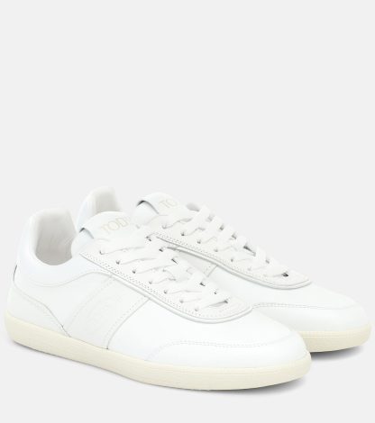 fashion designer Tods Leather sneakers in white