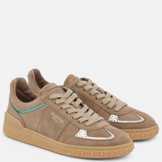 fashion designer Valentino Garavani Upvillage leather sneakers in brown