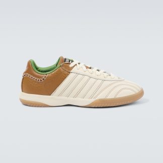 fashion luxury Adidas x Wales Bonner Samba leather sneakers in beige