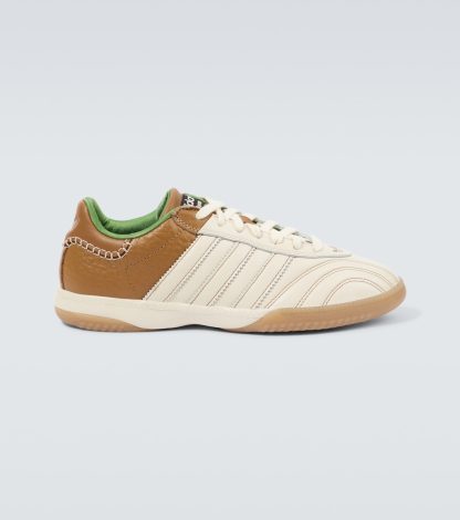 fashion luxury Adidas x Wales Bonner Samba leather sneakers in beige