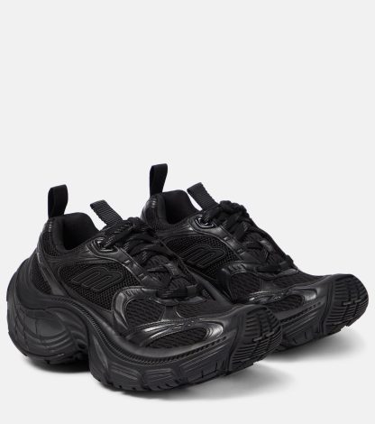 fashion luxury Balenciaga 10XL mesh sneakers in black