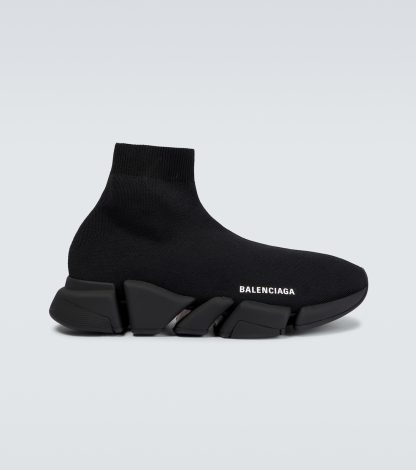 fashion luxury Balenciaga Speed 2.0 sneakers in black