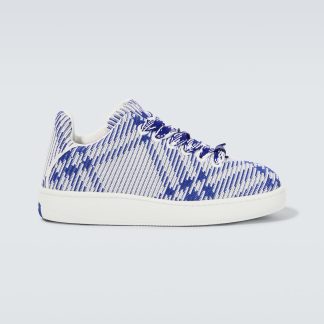 fashion luxury Burberry Burberry Check sneakers  in blue