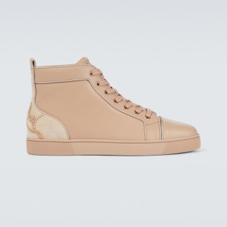 fashion luxury Christian Louboutin Fun Louis sneakers in beige