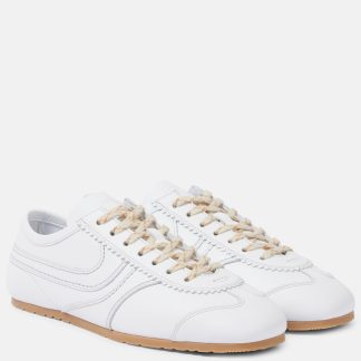 fashion luxury Dries van Noten Leather sneakers in white