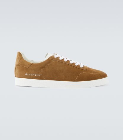 fashion luxury Givenchy Town suede sneakers in brown