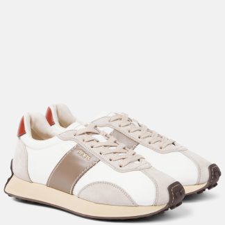 fashion luxury Tods T Vintage leather and technical sneakers in multicoloured