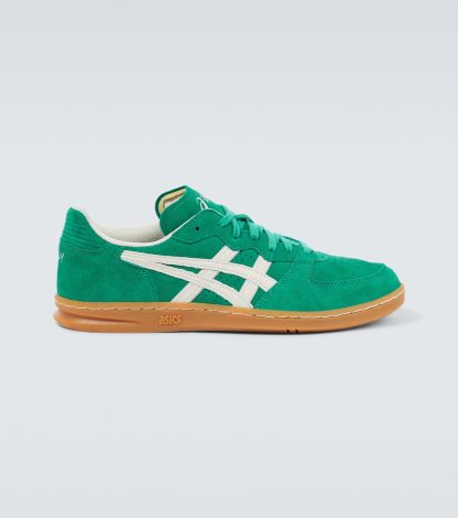 high quality designer Asics x Hay Skyhand OG leather sneakers in green