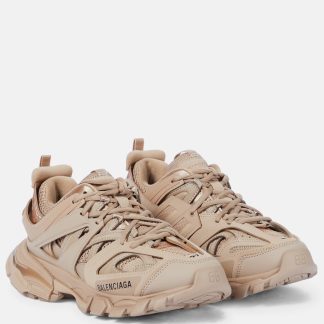 high quality designer Balenciaga Track sneakers in beige