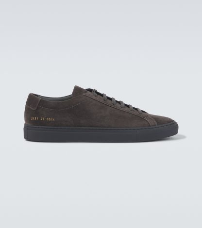 high quality designer Common Projects Achilles suede sneakers in grey