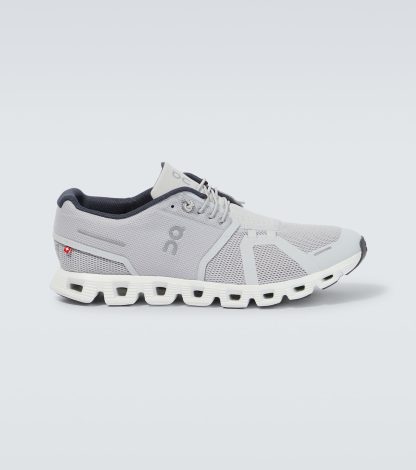 high quality designer On Cloud 5 running shoes in grey