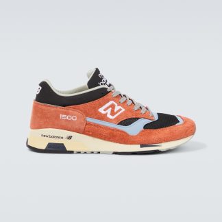 high quality luxury New Balance Made in UK 1500 leather sneakers in orange