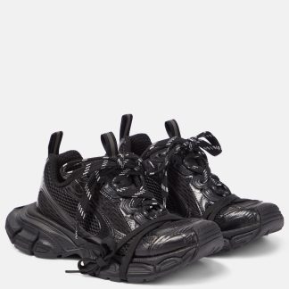 hot sale designer Balenciaga 3XL mesh sneakers in black