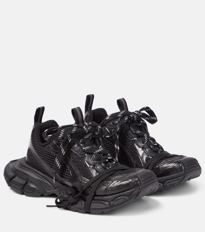 hot sale designer Balenciaga 3XL mesh sneakers in black