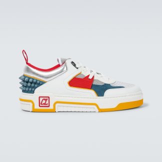 hot sale designer Christian Louboutin Astroloubi leather sneakers in multicoloured