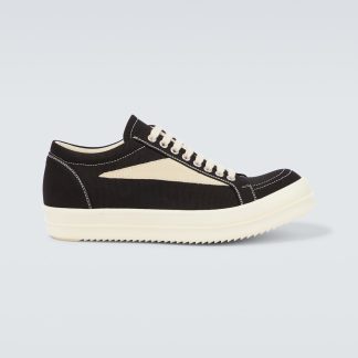 hot sale designer DRKSHDW by Rick Owens Canvas sneakers in black