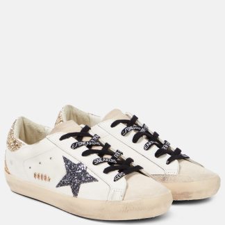 hot sale designer Golden Goose Super-Star leather sneakers in white