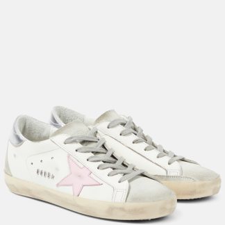 hot sale designer Golden Goose Super-Star leather sneakers in white