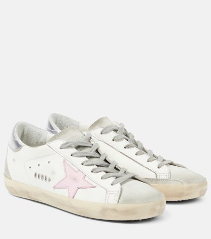 hot sale designer Golden Goose Super-Star leather sneakers in white