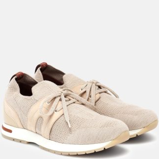 hot sale designer Loro Piana 360 Flexy Walk sneakers in beige