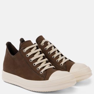 hot sale designer Rick Owens Sneaks Low leather sneakers in brown