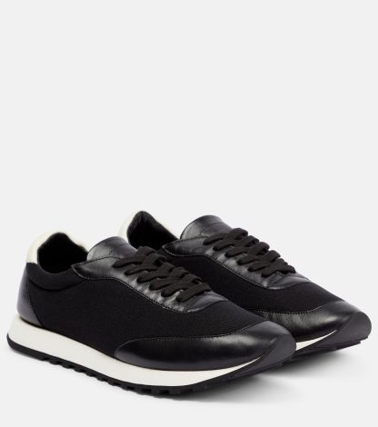 hot sale designer The Row Owen Runner sneakers in black