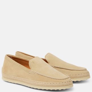 hot sale designer Tods Suede espadrilles in beige