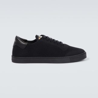 hot sale luxury Burberry Vintage Check low-top sneakers in black