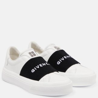 hot sale luxury Givenchy City Sport leather sneakers in white