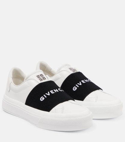 hot sale luxury Givenchy City Sport leather sneakers in white