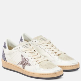 hot sale luxury Golden Goose Ball Star leather sneakers in white