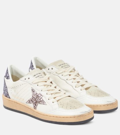 hot sale luxury Golden Goose Ball Star leather sneakers in white