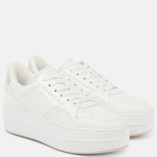 hot sale luxury Hogan Skyscraper leather sneaker in white