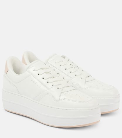 hot sale luxury Hogan Skyscraper leather sneaker in white