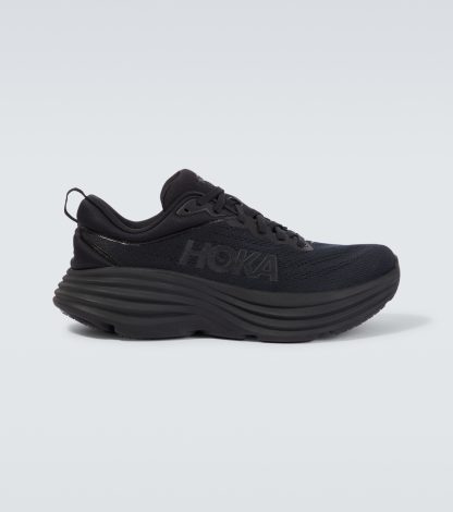 hot sale luxury Hoka One One Bondi 8 running shoes in black