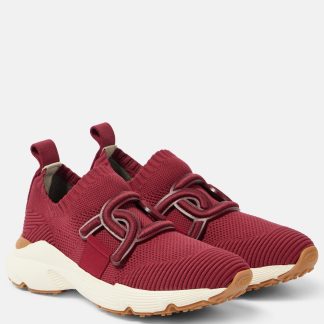 hot sale luxury Tods Kate slip-on sneakers in red