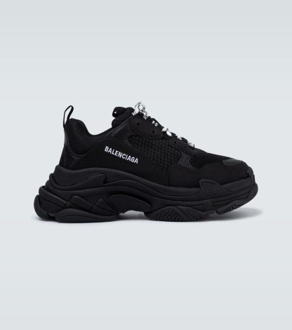 replica designer Balenciaga Triple S sneakers in black