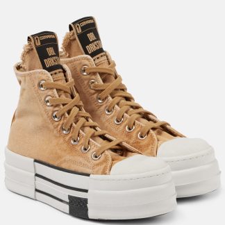 replica designer Rick Owens x Converse DBL DRKSTAR Chuck 70 sneakers in brown