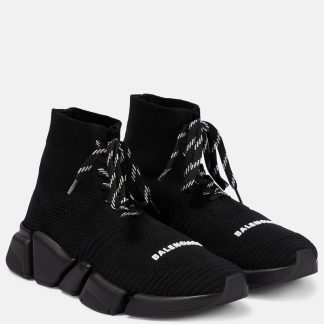 replica luxury Balenciaga Speed 2.0 sneakers in black