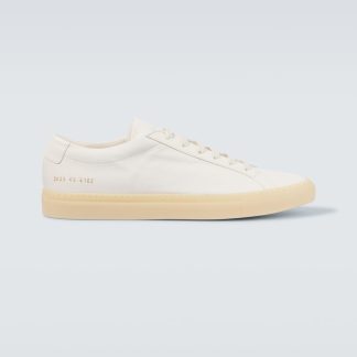 replica luxury Common Projects Achilles leather sneakers in white