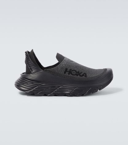 replica luxury Hoka One One Restore TC slip-on sneakers in black