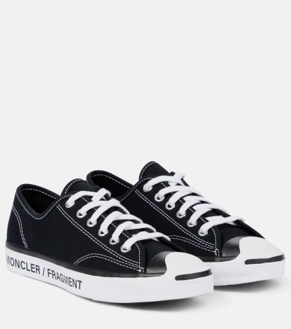 replica luxury Moncler 7 Moncler FRGMT Hiroshi Fujiwara sneakers in black