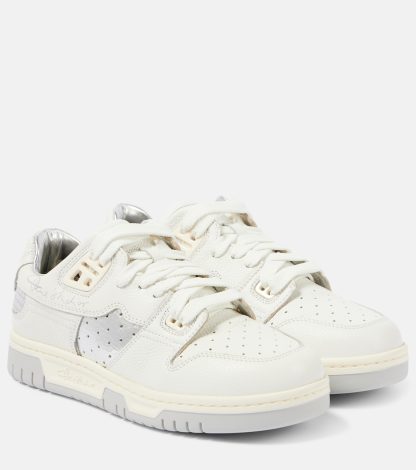 wholesale designer Acne Studios Leather low-top sneakers in white