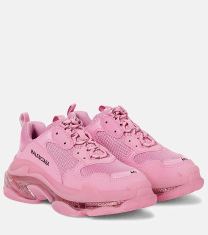 wholesale designer Balenciaga Triple S sneakers in pink