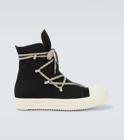 wholesale designer DRKSHDW by Rick Owens Hexa Sneaks canvas sneakers in black