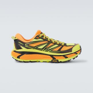 wholesale designer Hoka One One Mafate Speed 2 trail running shoes in orange