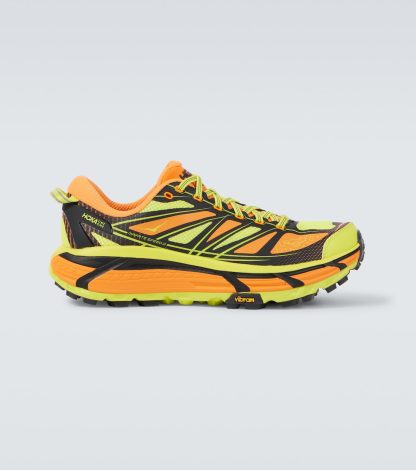 wholesale designer Hoka One One Mafate Speed 2 trail running shoes in orange